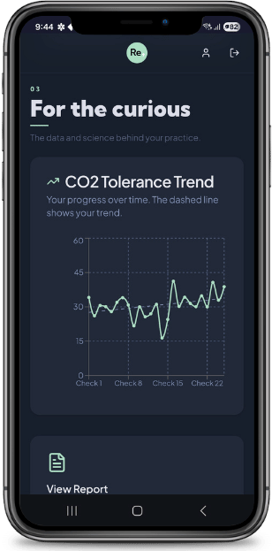CO2 tolerance trend tracking your progress over time